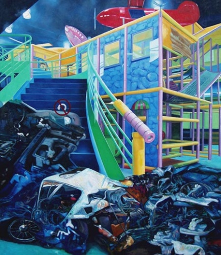 被阻塞的当代艺术之路 150×135cm