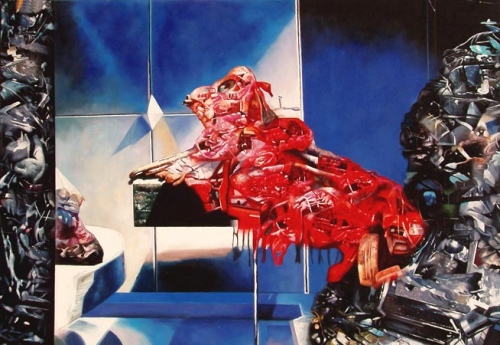 现代工业的难题 150×104cm
