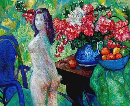 人体与静物2--135×110cm
