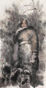 1990年作 人物 立轴