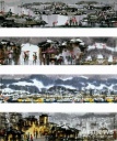 拉萨大船寺街头 145×180cm  2006年