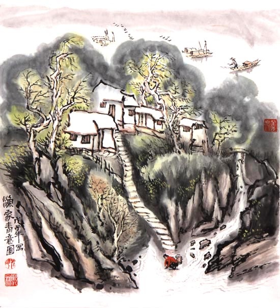 渔家春意图