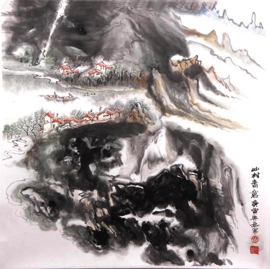 山村春意