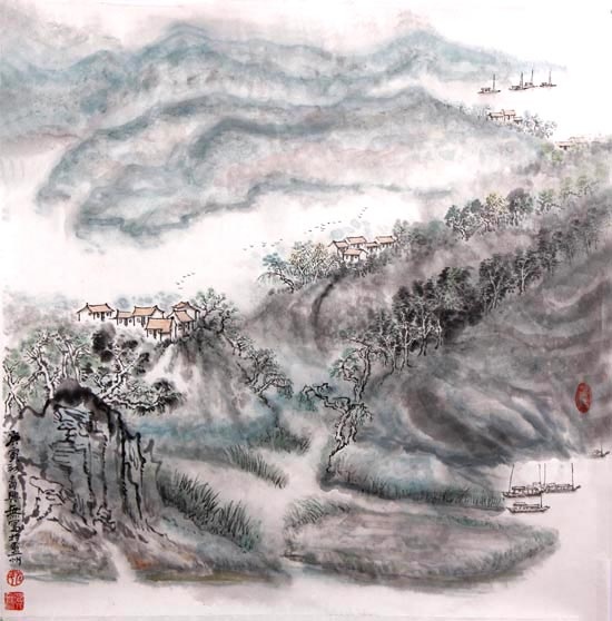湖山居图