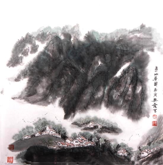 春山居图