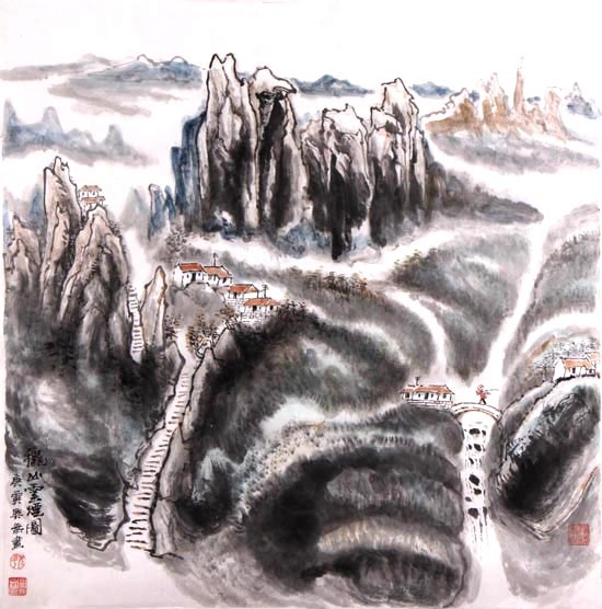 秋山云烟图