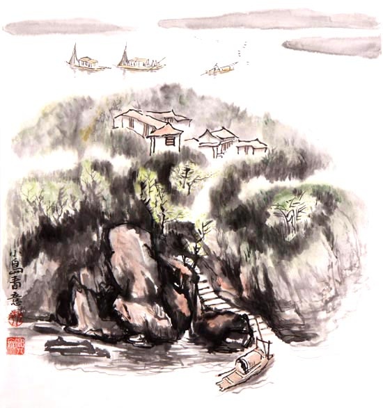 小岛春意