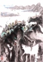 湖山行舟图
