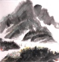 秋山幽居见帆影