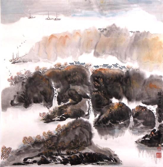 秋山居图