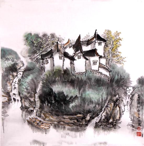 春染渔家