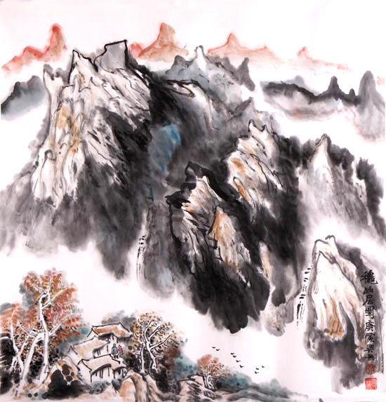秋山居图
