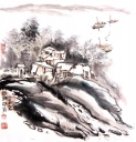 江村泛舟