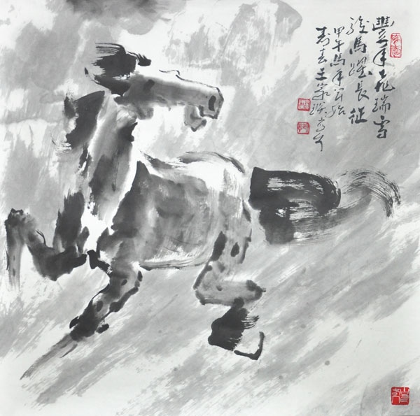 丰年飞瑞雪-骏马跃长征
