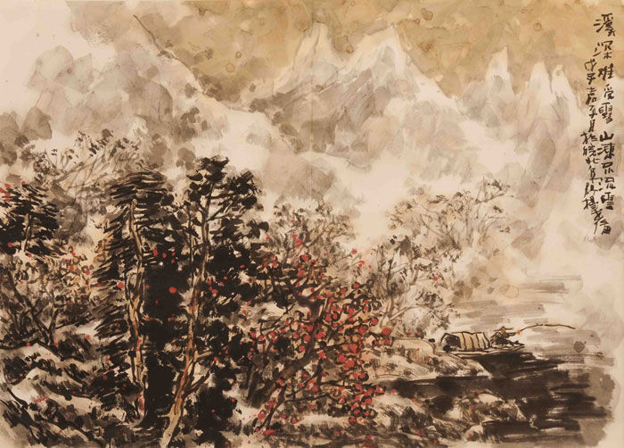 雪凝苍山
