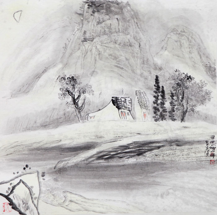 雪夜山乡